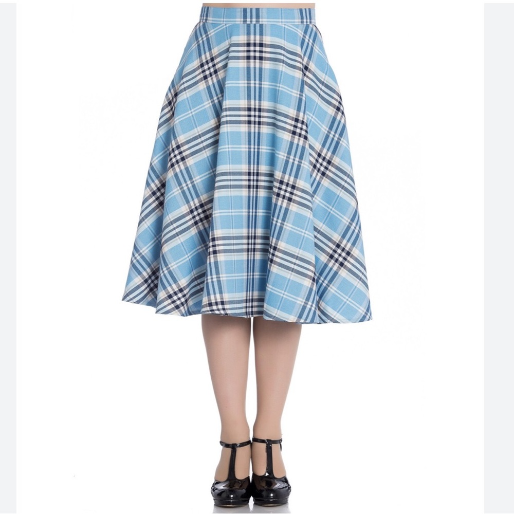 💙🖤TopVintage Bunny tartan skirt🖤💙